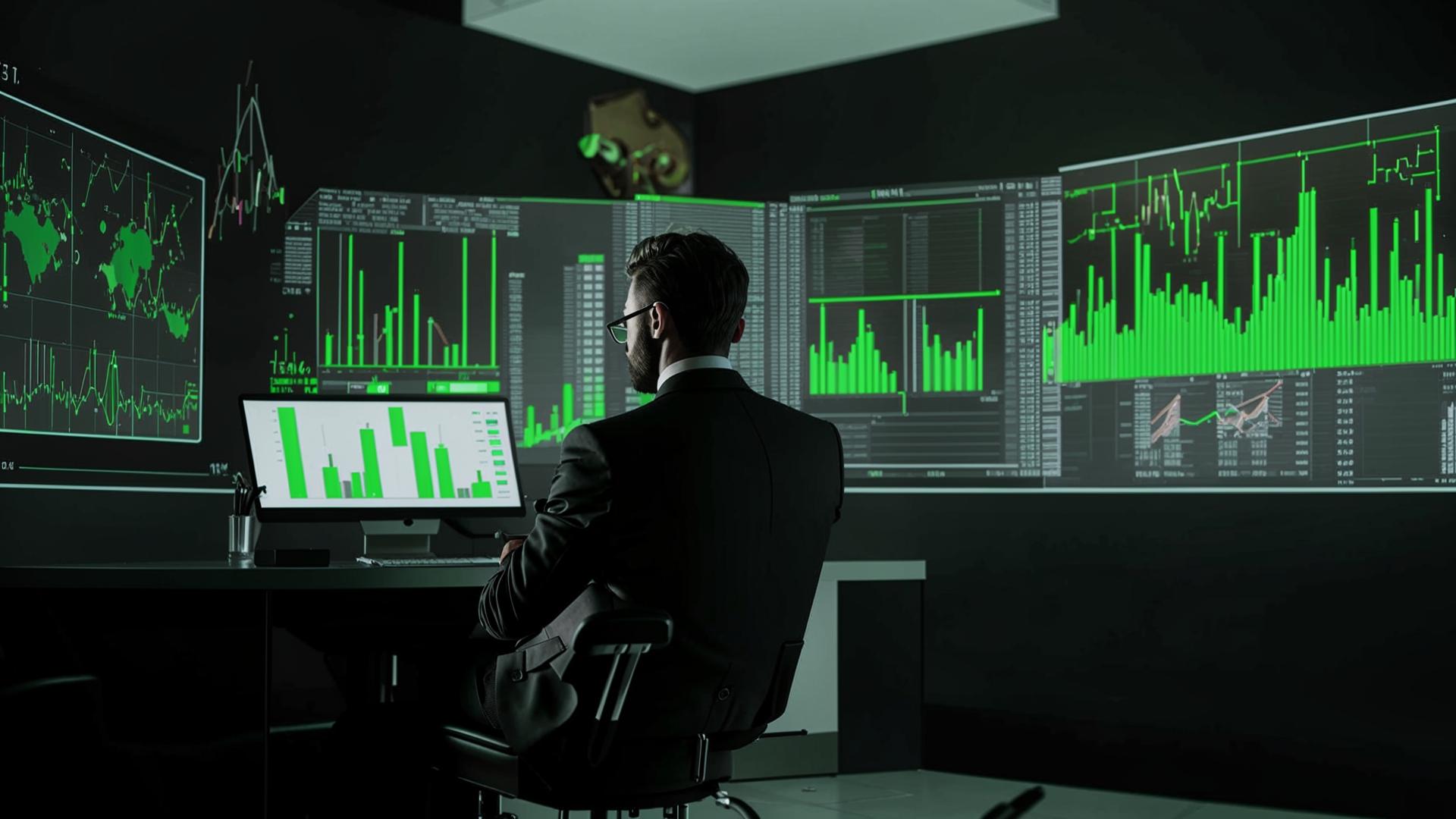 Investisseur privé analysant ses résultats