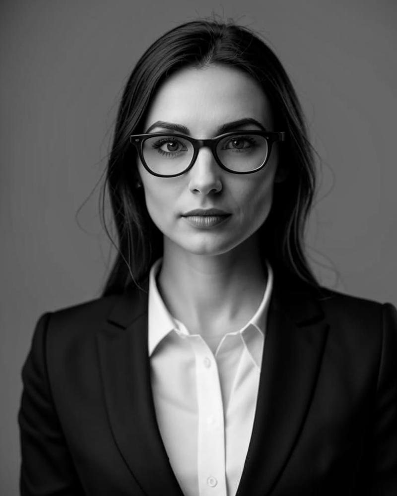 Portrait noir et blanc de l’analyste